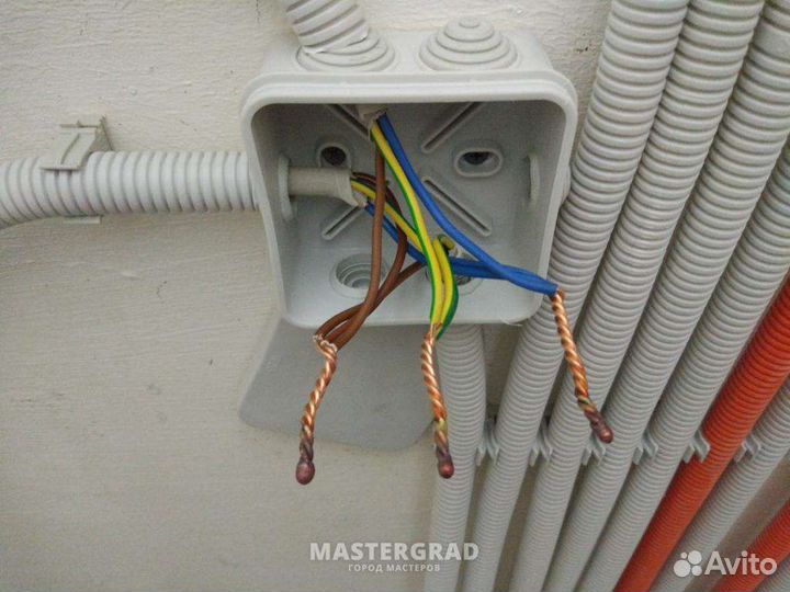 Электрик.Эл.монтаж.Монтаж.Эл.проводки эл.оборудо