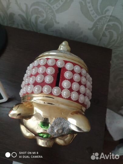 Статуэтка копилка Свинка