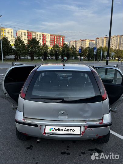 Opel Corsa 1.2 AMT, 2003, битый, 301 278 км