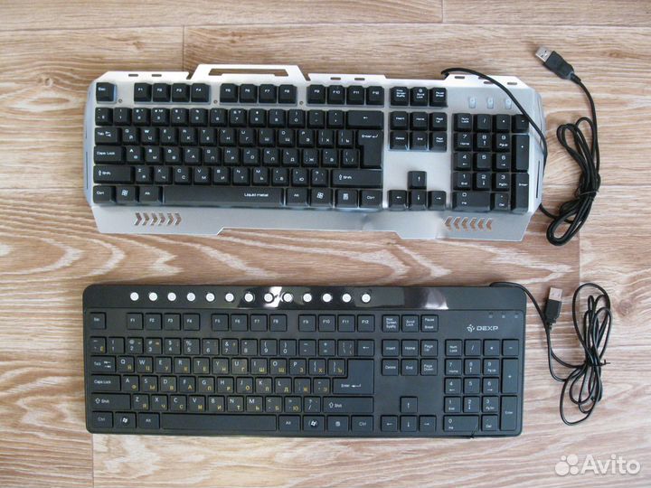 Клавиатуры проводные USB, PS/2