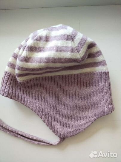 Шапка для девочки весна/осень 46-48 р-р