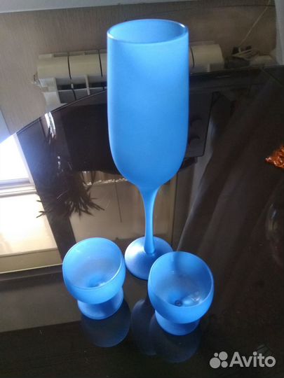 Фужер,рюмки матовое стекло