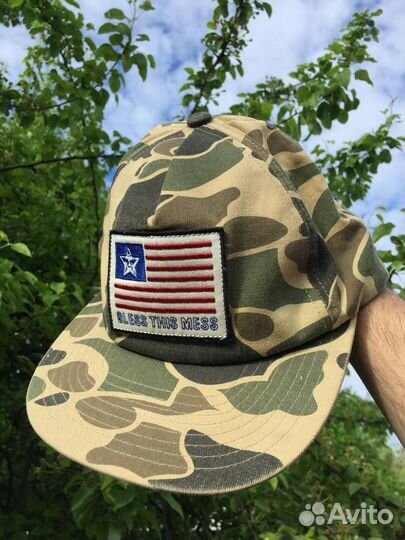 Бейсболка 6 панелей obey винтаж оригинал