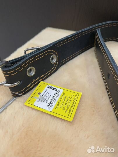 Ошейник кожаный двойной Usond