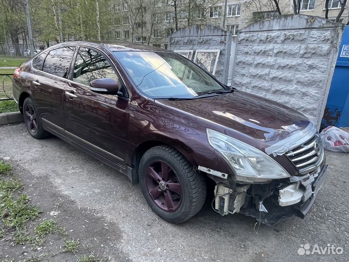 Nissan Teana 2.5 CVT, 2009, битый, 492 500 км