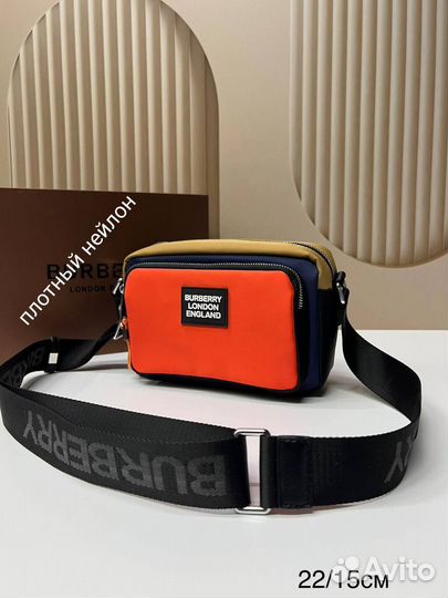 Сумка мужская burberry через плечо