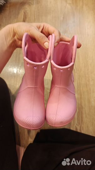 Резиновые сапоги crocs детские
