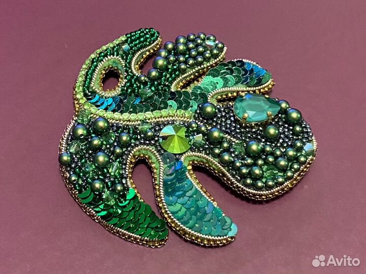 Брошь ручной работы