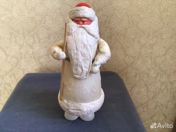 Ватные игрушки и дед Мороз СССР