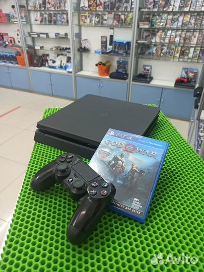 Игровая приставки ps4 slim 500GB + игра в подарок