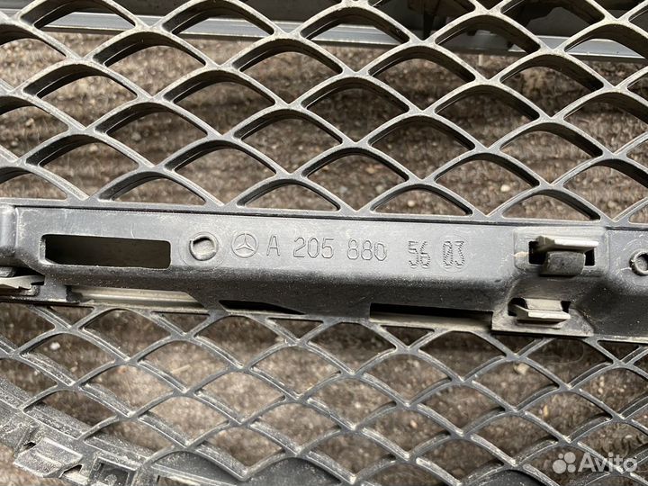 Решетка радиатора mercedes w205 рестайлинг