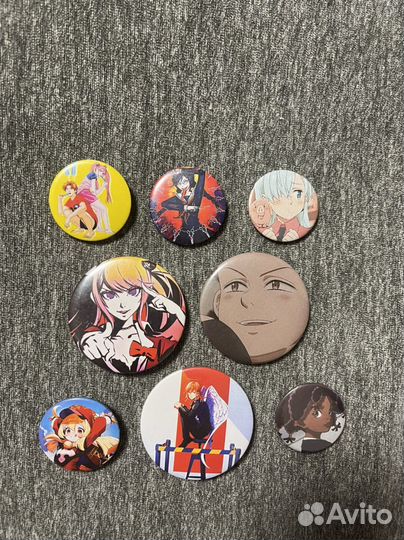 Значки аниме