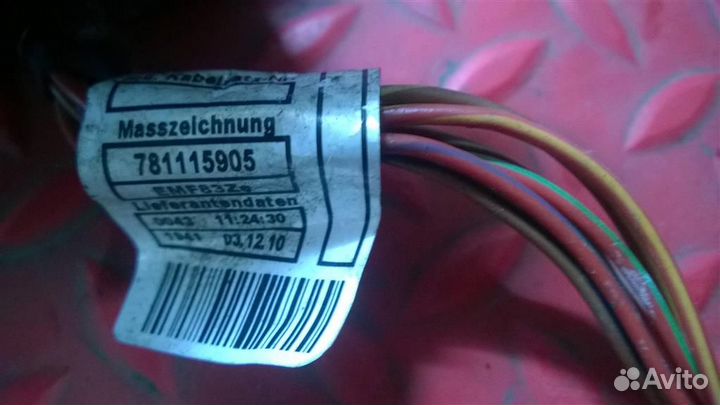 Проводка форсунок BMW X3 F25