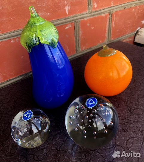 Ваза декоративная Яблоко предметы декора