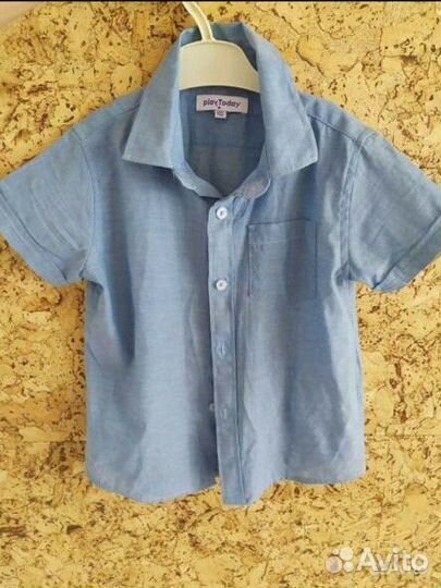 Рубашки на мальчика 110 новые