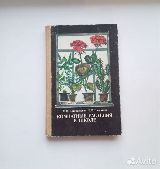Комнатные растения в школе 1986г