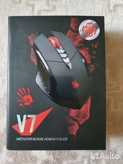 Игровая мышь A4Tech Bloody V7 Black Новая
