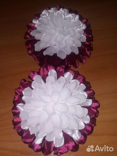 Школьные бантики ручной работы под цвет формы