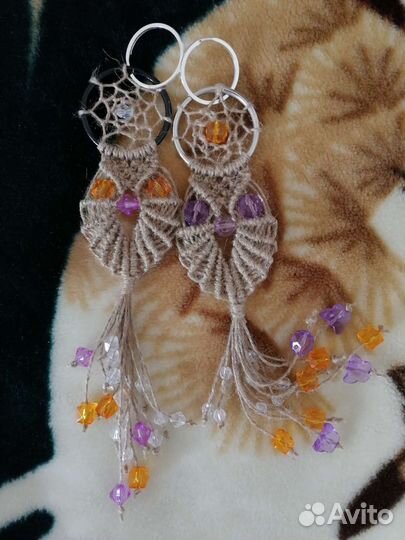 Брелок макраме