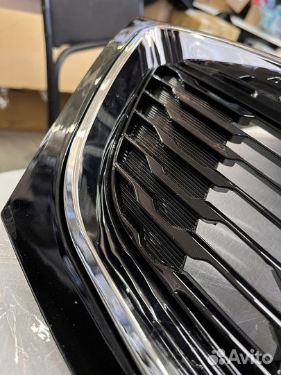 Решетка радиатора Kia Rio III 11-15 «черный хром»