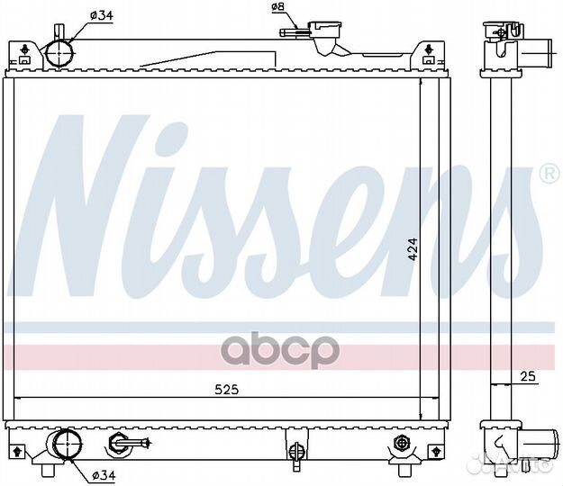 Радиатор системы охлаждения suzuki: vitara (ET