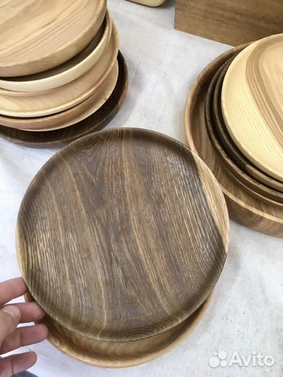 Тарелочка из дерева