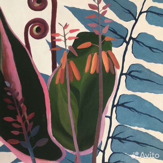 Картина 40х40 масло холст живопись
