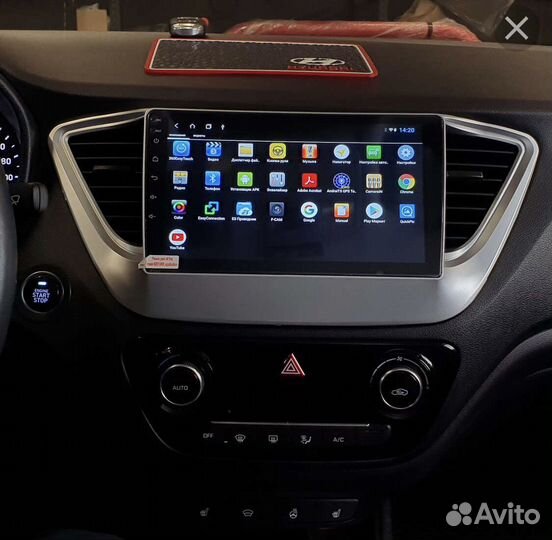 Магнитола hyundai solaris солярис