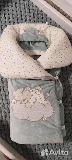 Конверт одеяло на выписку зима