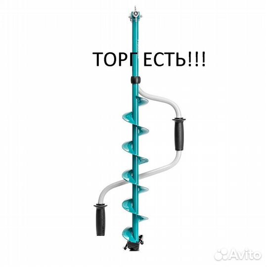 Ледобур лр-100Д, 100 мм, левое вращение, двуручный