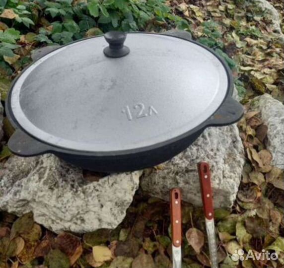 Казан чугунный 12 литров