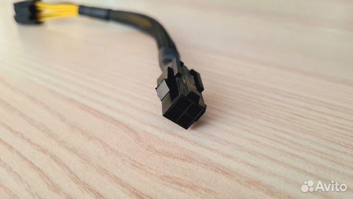 Новый Кабель-переходник 4 PIN - 8 PIN (4+4) 22 см