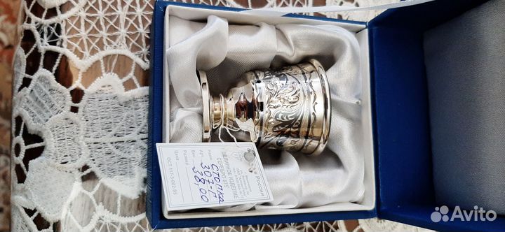 Серебряная стопка кубачи