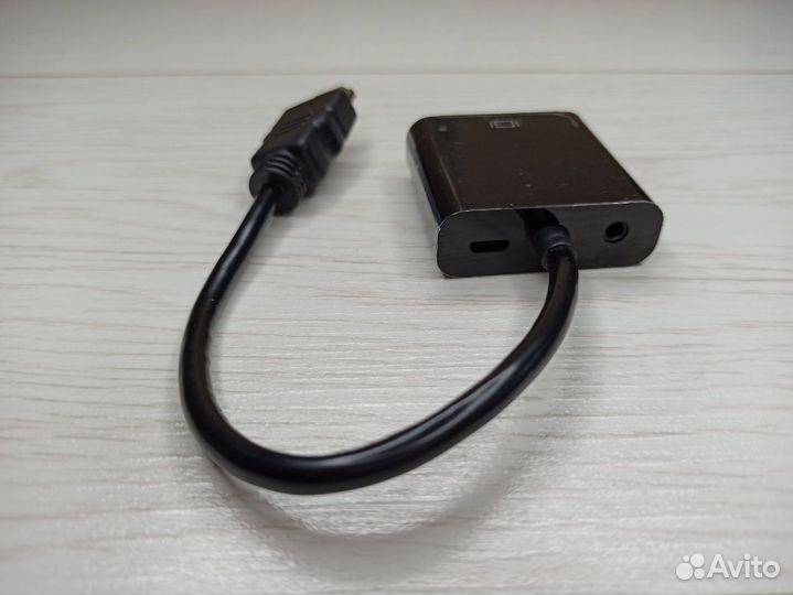 Конвертер c hdmi на VGA с питанием