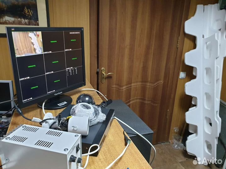 Система видеонаблюдения на 5камер бу