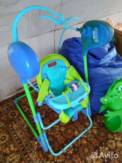 Детские электронные качели