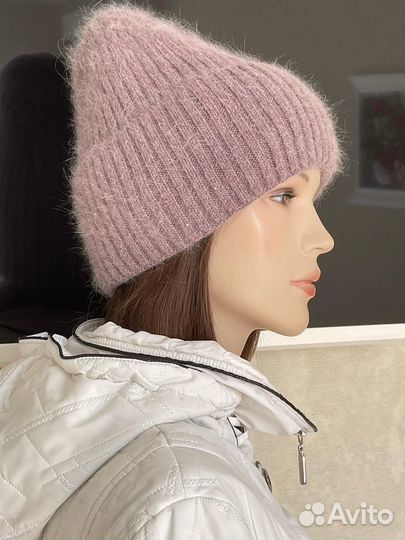Шапка женская вязаная зимняя