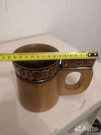 Кружка СССР из дерева
