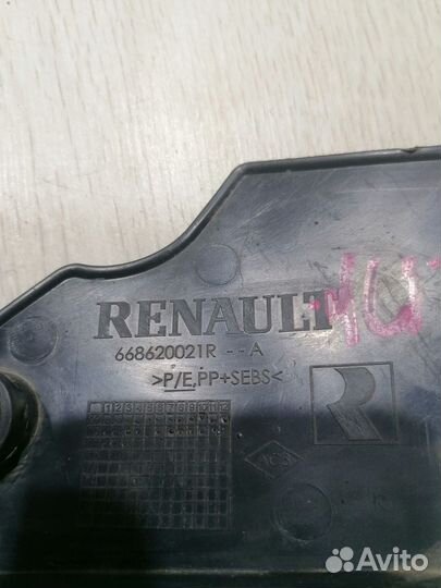 Накладка петли капота Уголок жабо Renault fluence