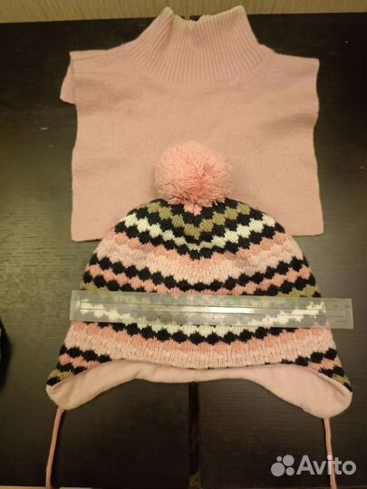 Lenne шапка 54-56,манишка, шлем зима