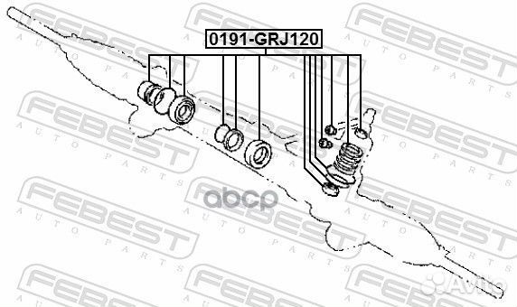 Ремкомплект рулевой рейки 0191-GRJ120 Febest