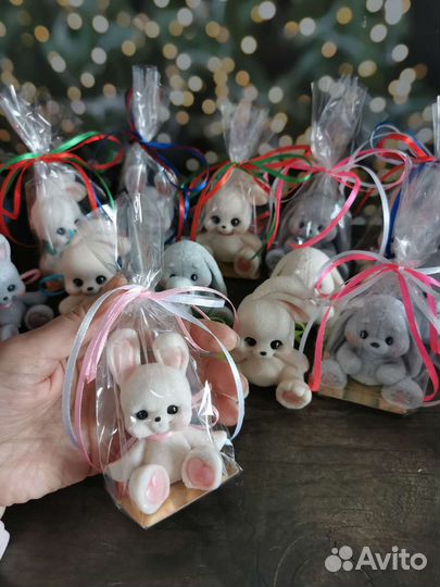 Мыло ручной работы зайка