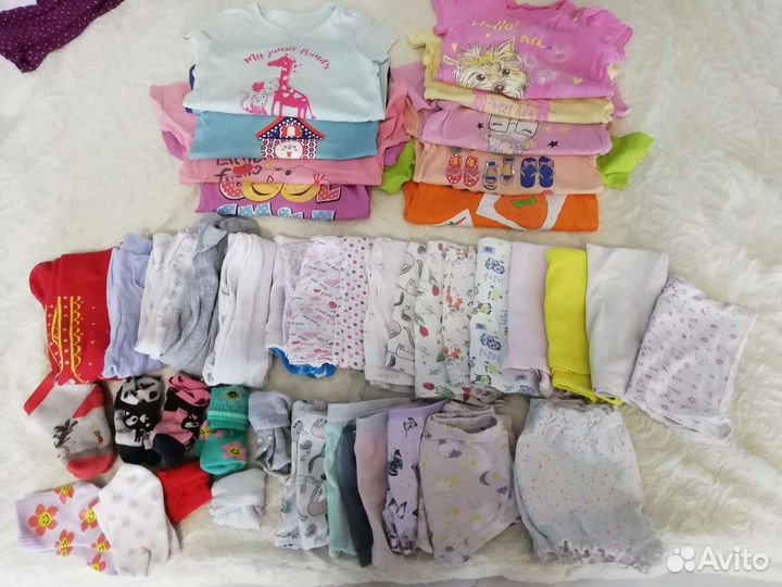 Пакет одежды на девочку 80 - 92