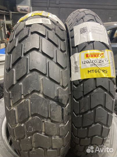 Мотошины 120+160 Pirelli MT60 RS Corsa