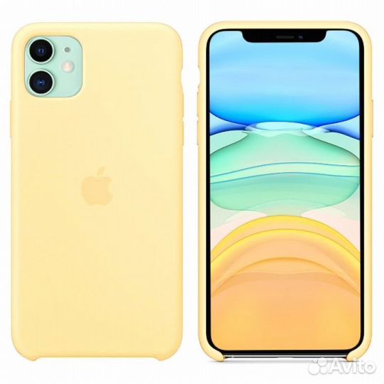 Silicone Case iPhone 11 Желтый
