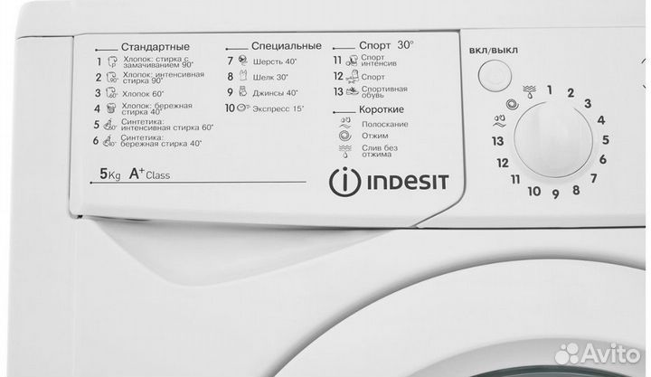 Стиральная машина Indesit iwsd 51051, белый