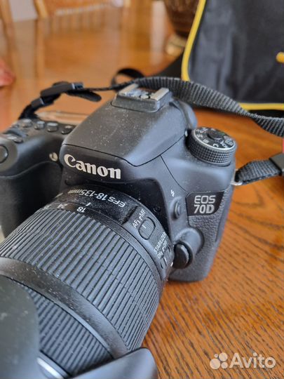 Зеркальный фотоаппарат canon 70d