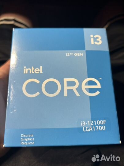 Процессор intel core i3 12100f