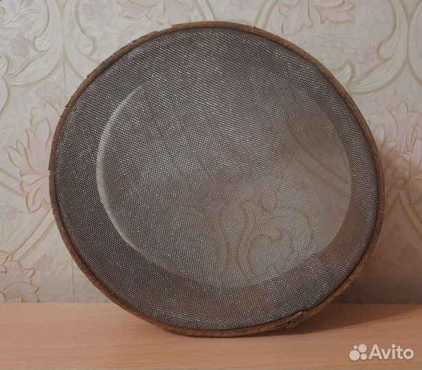 Деревянное сито, ложки, солонки СССР