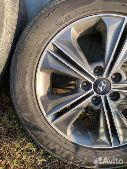 Комплект дисков r17 с резиной hyundai Creta